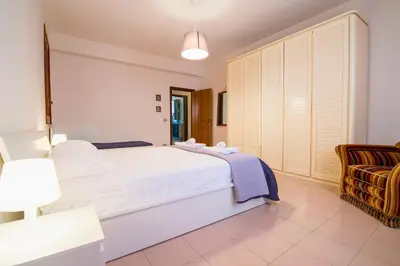 Letto o letti in una camera di Vista Mare Lido Avola