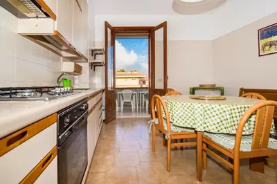 Cucina o angolo cottura di Vista Mare Lido Avola