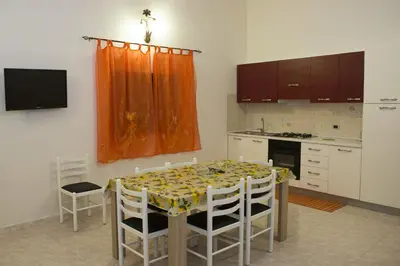 Cucina o angolo cottura di Casa Vacanze Calafarina