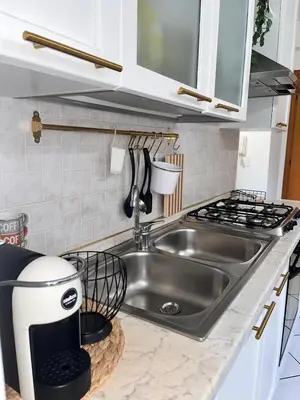 Cucina o angolo cottura di Casa A Pupidda vicino al mare