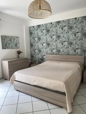 Letto o letti in una camera di Casa A Pupidda vicino al mare