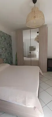 Letto o letti in una camera di Casa A Pupidda vicino al mare