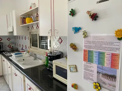 Cucina o angolo cottura di Villa Amos Marzamemi San Lorenzo