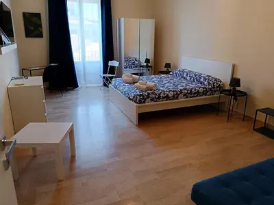 Letto o letti in una camera di Balcone Etnea in Catania centro