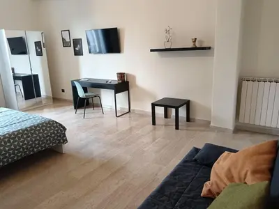 Letto o letti in una camera di Balcone Etnea in Catania centro