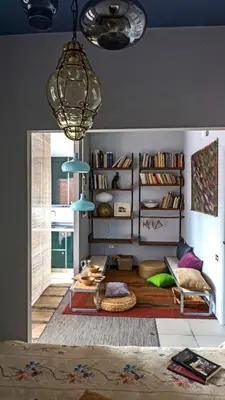 Biblioteca nell'appartamento