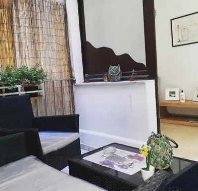 Letto o letti in una camera di Casa Pott
