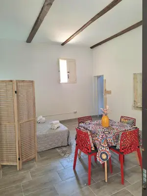 Letto o letti in una camera di Nata Sicula 3