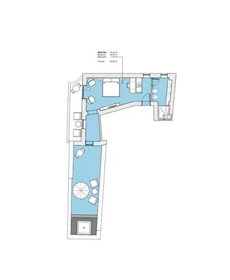 Planimetria di Casa Miranda Boutique