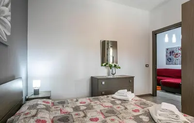 Letto o letti in una camera di Villa Lucy