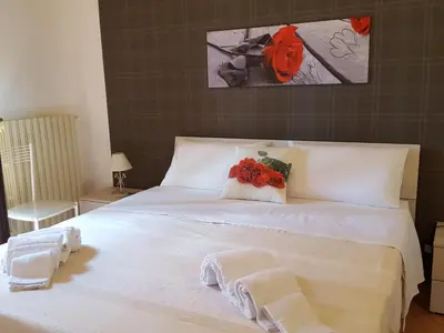 Letto o letti in una camera di Le Rose di Modica