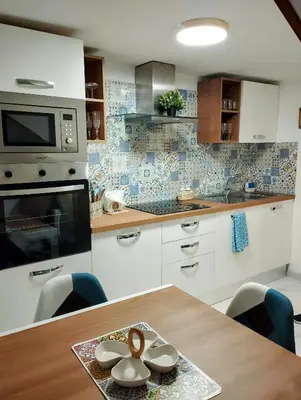 Cucina o angolo cottura di Casa Linda Av