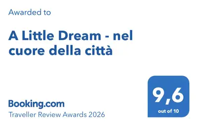 Certificato, attestato, insegna o altro documento esposto da A Little Dream - nel cuore della città