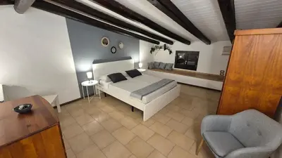 Letto o letti in una camera di Casetta Barocco