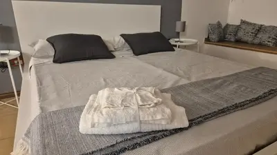 Letto o letti in una camera di Casetta Barocco
