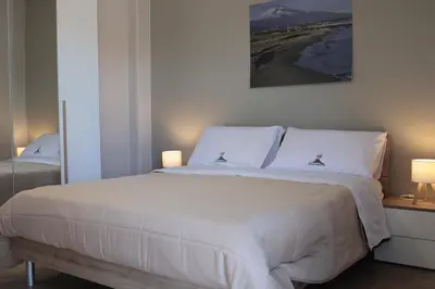 Letto o letti in una camera di Casa Morena