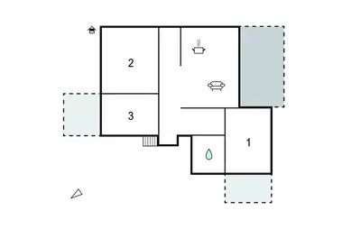 Planimetria di Nice Apartment In Pozzallo With Wifi