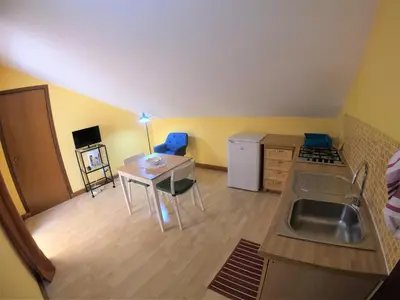 Cucina o angolo cottura di Holidays Pantanello Solemar