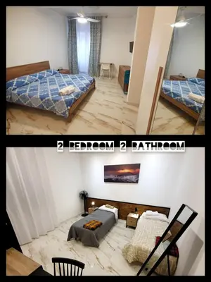 Letto o letti in una camera di Al Cortiletto