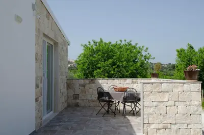 Balcone o terrazza di Villa Andrè with private pool in Val di Noto