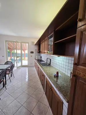 Cucina o angolo cottura di Villa Clelia 400 meters from the beach