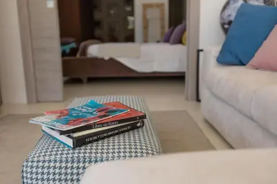 Letto o letti in una camera di Amazing property of 2 villas on a land sea view