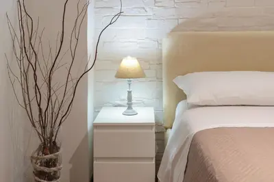 Letto o letti in una camera di Casetta Rebecca