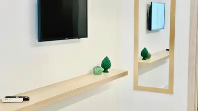 TV o dispositivi per l'intrattenimento presso Dalia Apartment