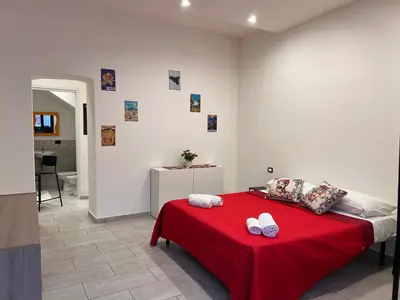 Letto o letti in una camera di La casa di Giorgia