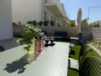 Balcone o terrazza di AcquaLuce Home Marzamemi