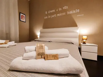 Letto o letti in una camera di B&B Casa Vinci