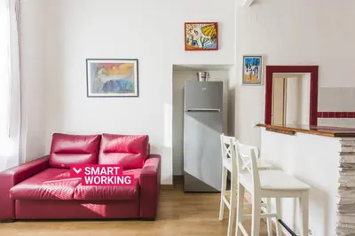 Area soggiorno di Rebecca's Dream House by Wonderful Italy