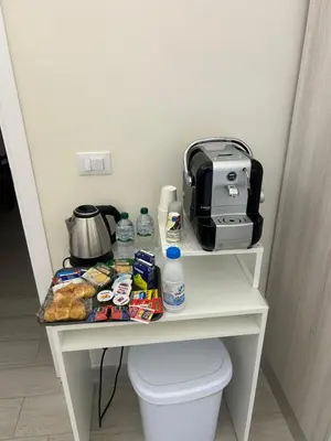 Set per la preparazione di tè e caffè presso M-appartament