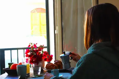 Cibo presso l'appartamento o nelle vicinanze