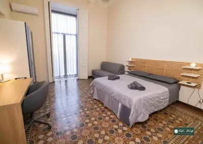 Letto o letti in una camera di Eden B&B Shekhinah