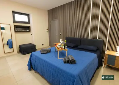 Letto o letti in una camera di Eden B&B Shekhinah