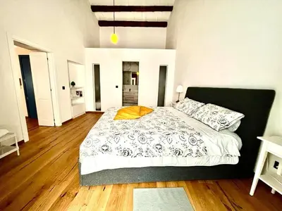 Letto o letti in una camera di Casa De la Luz