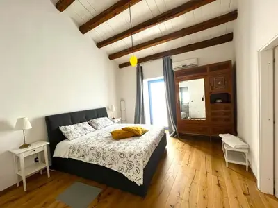 Letto o letti in una camera di Casa De la Luz