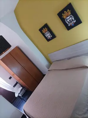 Letto o letti in una camera di Nel Fulcro del centro catanese