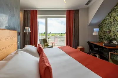 Letto o letti in una camera di Wellness Spa Hotel Principe Fitalia