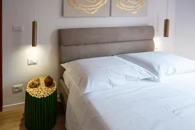 Letto o letti in una camera di Fameda House