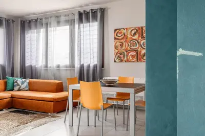 Area soggiorno di Villa Solea - Family Friendly Beach Villa Near the Sea