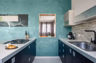 Cucina o angolo cottura di Villa Solea - Family Friendly Beach Villa Near the Sea