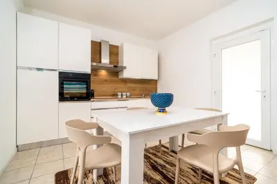 Cucina o angolo cottura di Sea Residence LUNA ROSSA