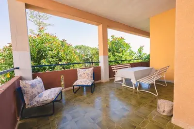 Balcone o terrazza di La finestra sul mare di villa Fiorella