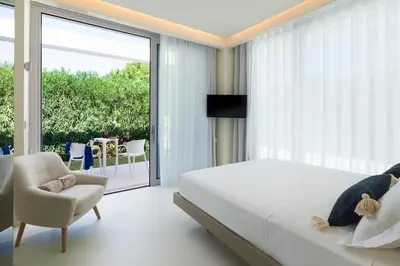 Letto o letti in una camera di Gadir