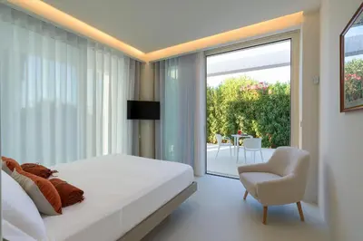 Letto o letti in una camera di Gadir