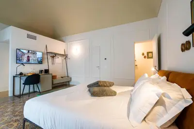 Letto o letti in una camera di Castellett Dimora di Famiglia