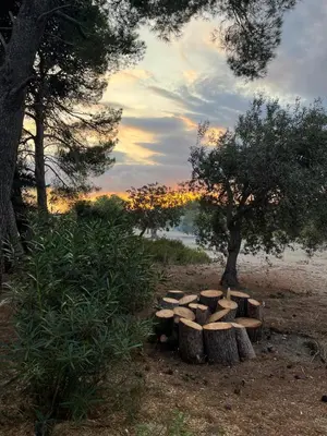 Paesaggio naturale nelle vicinanze della casa vacanze