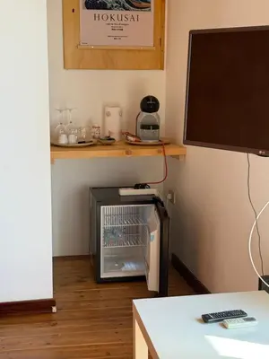 Cucina o angolo cottura di Stanza panoramica Vento di Levante
